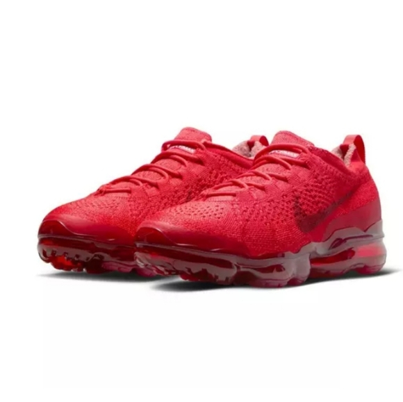 Nike Air VaporMax 2023 Flyknit "Track Red/Mystic Red" Men's Shoe - Picture 3 of 10